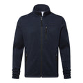 Dark Indigo - Front - TOG24 Mens Cresswell Marl Knitlook Fleece Jacket