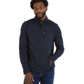 Dark Indigo - Side - TOG24 Mens Cresswell Marl Knitlook Fleece Jacket