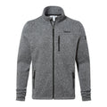 Dark Grey - Front - TOG24 Mens Cresswell Marl Knitlook Fleece Jacket