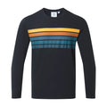 Dark Indigo-Marine Blue - Front - TOG24 Mens Lewes Long-Sleeved T-Shirt