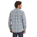 Blue Haze - Back - TOG24 Mens Treyton Yarn Dyed Check Long-Sleeved Shirt