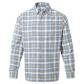 Blue Haze - Front - TOG24 Mens Treyton Yarn Dyed Check Long-Sleeved Shirt