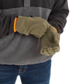 Khaki - Back - TOG24 Unisex Adult Stride Microfleece Gloves