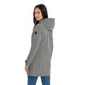 Dark Grey Marl - Back - TOG24 Womens-Ladies Keld Long Length Soft Shell Jacket