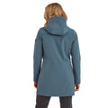 Blue Stone - Back - TOG24 Womens-Ladies Keld Long Length Soft Shell Jacket