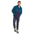 Marine Blue - Lifestyle - TOG24 Mens Horth Press Stud Fleece Top