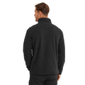 Black - Back - TOG24 Mens Brandon Zip Neck Fleece Top