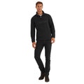 Black - Lifestyle - TOG24 Mens Brandon Zip Neck Fleece Top