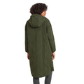 Dark Green - Back - TOG24 Womens-Ladies Banton Longline Jacket