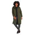 Dark Green - Side - TOG24 Womens-Ladies Banton Longline Jacket