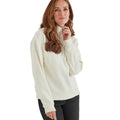 Vanilla - Side - TOG24 Womens-Ladies Caldene Quarter Zip Sweatshirt