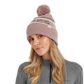 Faded Pink - Back - TOG24 Brixen Knitted Bobble Beanie