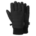 Black - Front - TOG24 Unisex Adult Ridge Microfleece Gloves