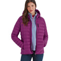 Purple Berry - Side - TOG24 Womens-Ladies North RDS Hooded Jacket