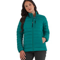 Teal - Front - TOG24 Womens-Ladies North Quilted RDS Down Jacket