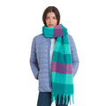 Berry - Back - TOG24 Unisex Adult Miyara Checked Woven Scarf