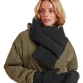 Black - Back - TOG24 Clough Padded Scarf