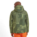 Khaki - Back - TOG24 Mens Palisade Pixel Camo Ski Jacket