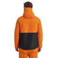 Black-Dark Orange - Back - TOG24 Mens Whistler Ski Jacket