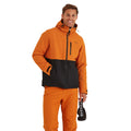 Black-Dark Orange - Side - TOG24 Mens Whistler Ski Jacket