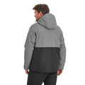 Black-Steel Grey - Back - TOG24 Mens Whistler Ski Jacket