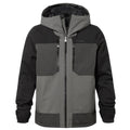 Steel Grey-Soot Grey-Black - Front - TOG24 Mens Nitehawk Colour Block Ski Jacket