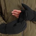 Black - Back - TOG24 Eller Padded Ski Mittens