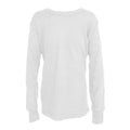 White - Front - FLOSO Unisex Childrens-Kids Thermal Underwear Long Sleeve T-Shirt-Top