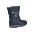 Blue-Grey - Side - Dunlop Childrens-Kids Elephant Wellington Boots