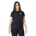 Black-Pink - Front - Firefoot Womens-Ladies Bempton Polo Shirt