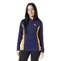 Navy-Orange - Front - Firefoot Womens-Ladies Standbury Base Layer Top