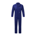 Royal Blue - Front - Fort Unisex Adult Zip Front Overalls