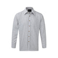 Blue - Front - Fort Mens Tattersall Check Shirt