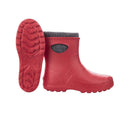 Red - Front - Leon Womens-Ladies Ultra Light Ankle Boots