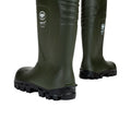 Green-Black - Back - Bekina Unisex Adult StepliteX Solidgrip O4 Wellington Boots