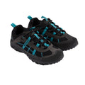 Charcoal-Teal - Close up - Trespass Womens-Ladies Fell Lightweight Walking Shoes