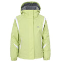 Pear - Front - Trespass Youths Girls Vanetta Zip Up Waterproof Ski Jacket