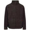 Carbon - Front - Trespass Mens Bernal Full Zip Fleece Jacket