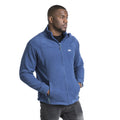 Navy - Side - Trespass Mens Bernal Full Zip Fleece Jacket