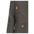 Dark Khaki - Side - Trespass Womens-Ladies Clea Waterproof Parka