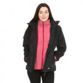 Black - Side - Trespass Womens-Ladies Madalin Waterproof 3-In-1 Jacket