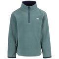 Spruce Green - Front - Trespass Childrens Boys Etto Half Zip Fleece Top