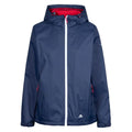 Navy - Front - Trespass Womens-Ladies Tayah II Waterproof Jacket