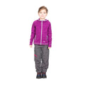 Purple Orchid Marl - Lifestyle - Trespass Childrens Girls Goodness Full Zip Hooded Fleece Jacket