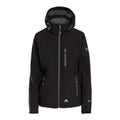 Black - Front - Trespass Womens-Ladies Bela II Waterproof Soft Shell Jacket