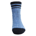 Bright Blue Marl - Side - Trespass Childrens-Kids Vic Anti-Blister Boot Socks