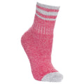 Raspberry Marl - Front - Trespass Childrens-Kids Vic Anti-Blister Boot Socks