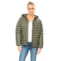 Moss - Back - Trespass Womens-Ladies Trisha Packaway Down Jacket