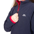 Navy-Raspberry - Close up - Trespass Childrens-Girls Sybil Micro Fleece