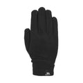 Black - Side - Trespass Mens Gaunt II Fleece Gloves